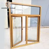 Hot Sale fitting wooden windows extruded aluminium window frames external frame
