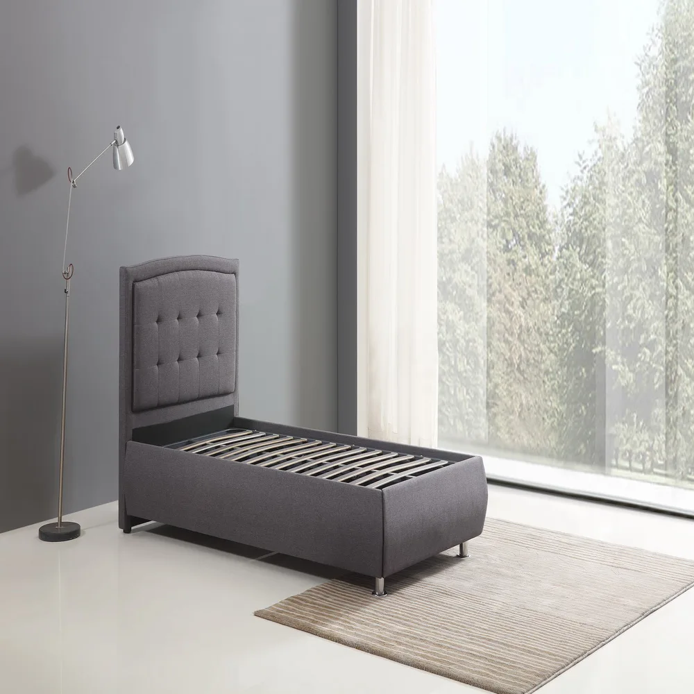 Modern Fabric Gas Lift For Single Beds With Storage Jlall06d Beds Base