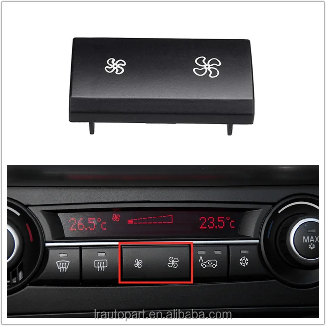 Lr Auto Air Conditioner Control Panel Repair Fan Speed Button For Bmw