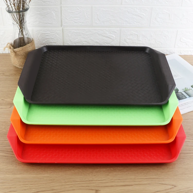 Wholesale Cheap Plastic Restaurant Food Serving Plate Coffee Serving