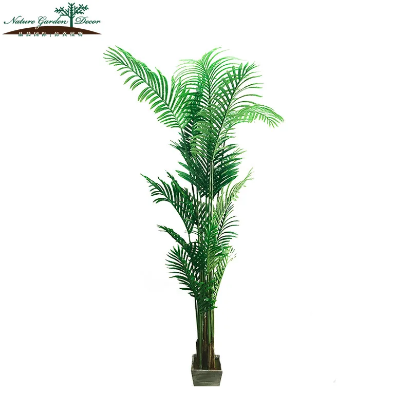 Haute Qualité Faux Bureau, Maison Morts palmier À Vendre Plantes Vertes Artificielles