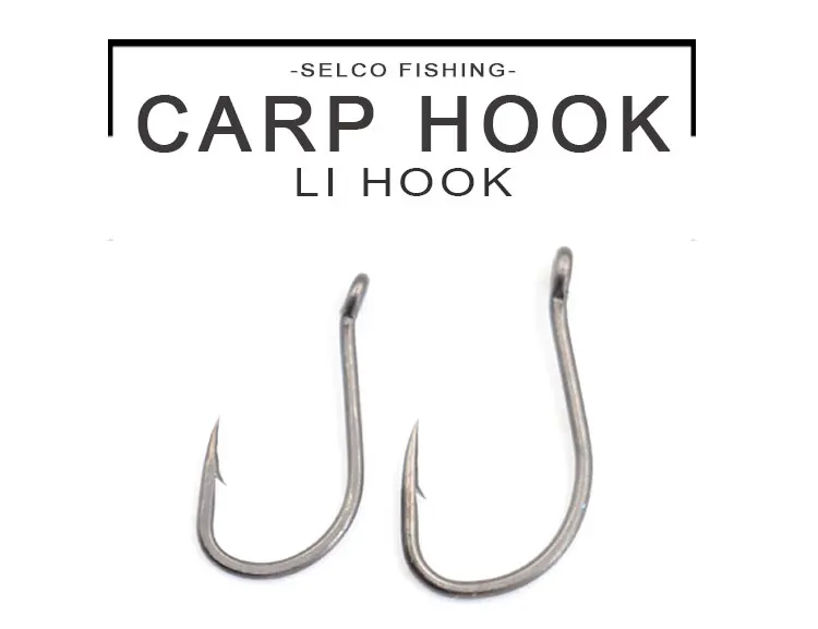 Wholesale Black Big Fish Carp Barbless Fishing Hook Buy Wholesale