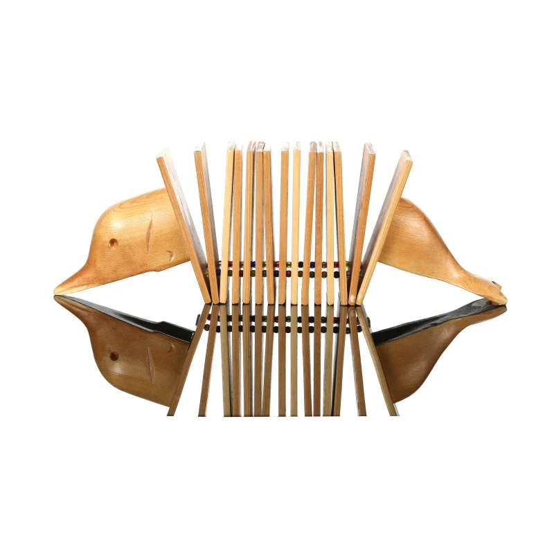 pxn 热卖天然木鸟 clatterpillar/块乐器为儿童