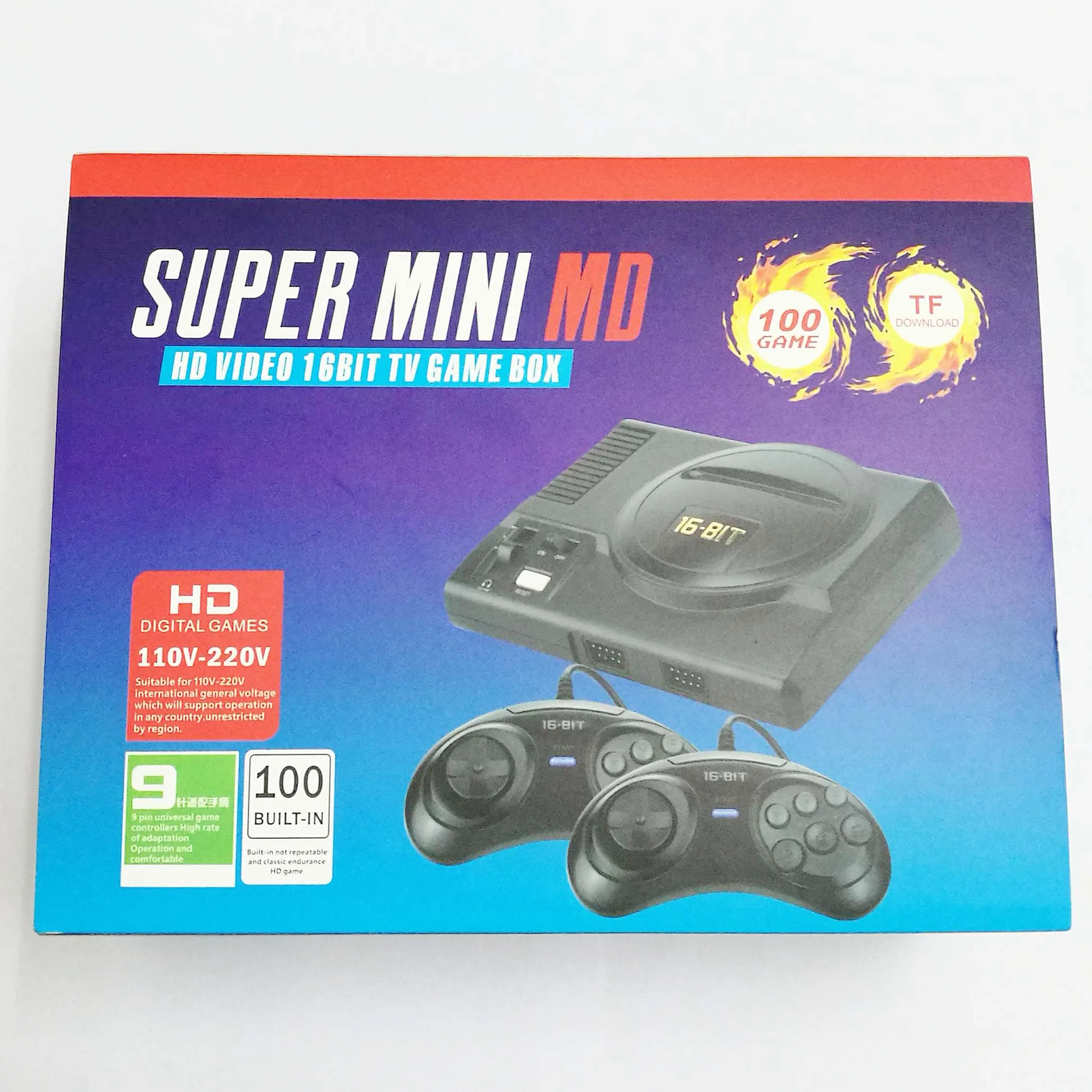 16BIT HD MEGA DRIVE super mini md consola de juego de video HD 16bit juegos  de TV construido en 100 juegos gratis SD tarjeta de| Alibaba.com