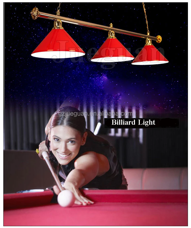 billiards pool table light