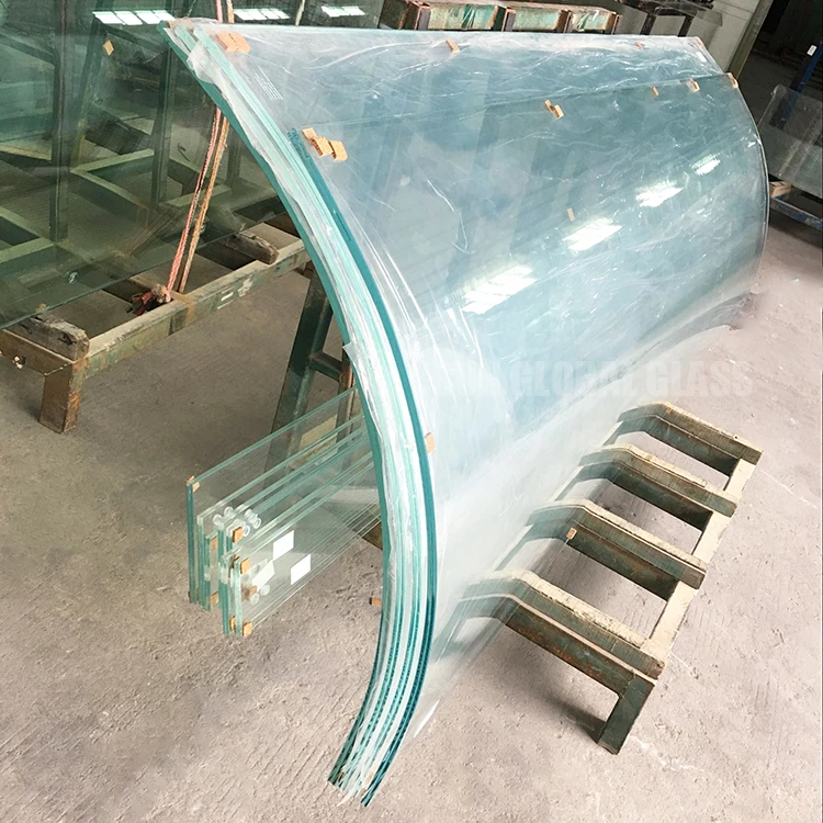 Custom Curved Bent Toughened Tempered Laminated Glass Price Per Square