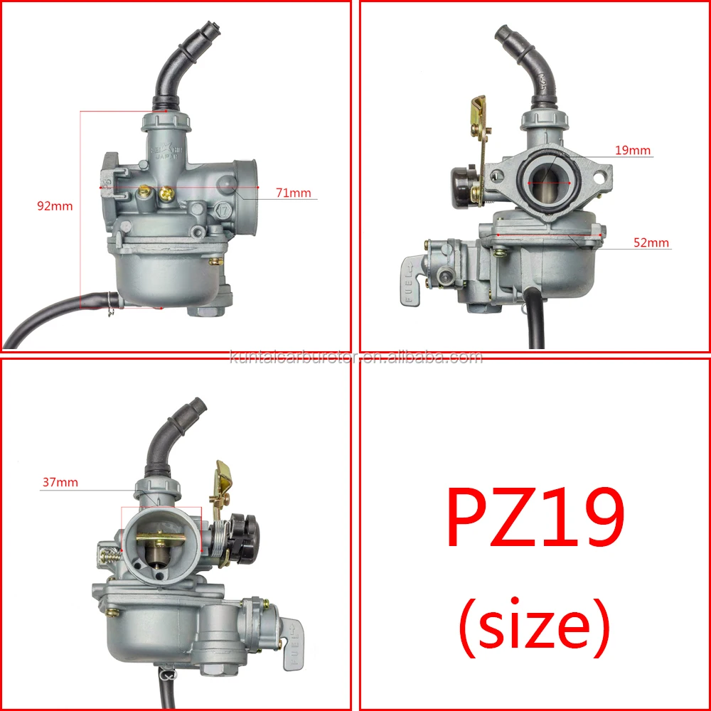 (ready Stock) Pz19 19mm Carburetor For Honda Keihin Dream Ex5 C100