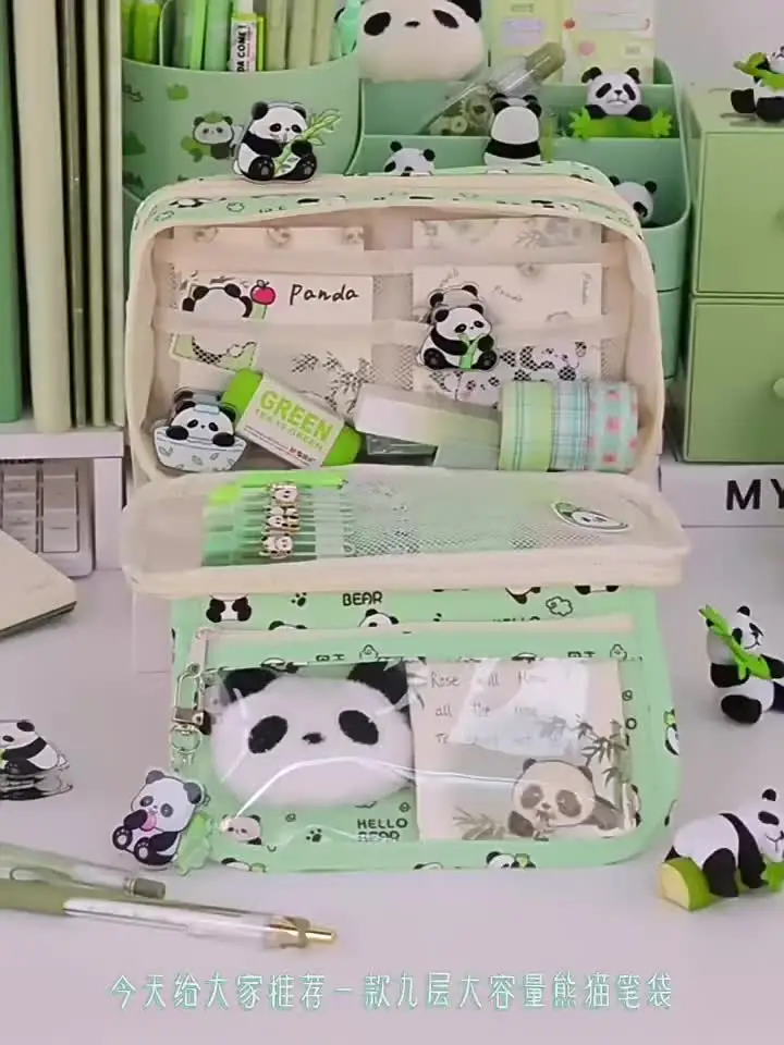 School Supplies Justice Panda Stuff Critter Pals Mini Bag With