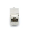 MT-5204 double shielding cat7 SFTP STP keystone jack with tooless