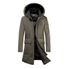 New-style winter warm long jacket with hood for men fashion coat