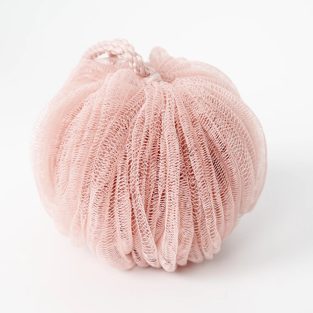 Wholesale Ecofriendly Colorful Shower Loofah Puff Mesh Bath Sponge