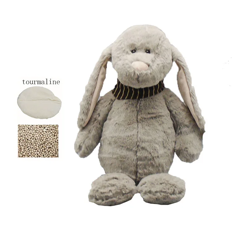 Cozy Heatable Lavender Plush Rabbit Microwaveable Stuffed Animal Soft