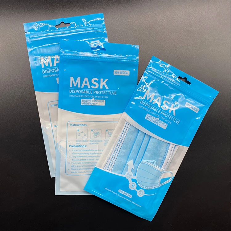 Low Moq Ziplock Surgical Antivirus Plastic Face Protection Mask Holder ...