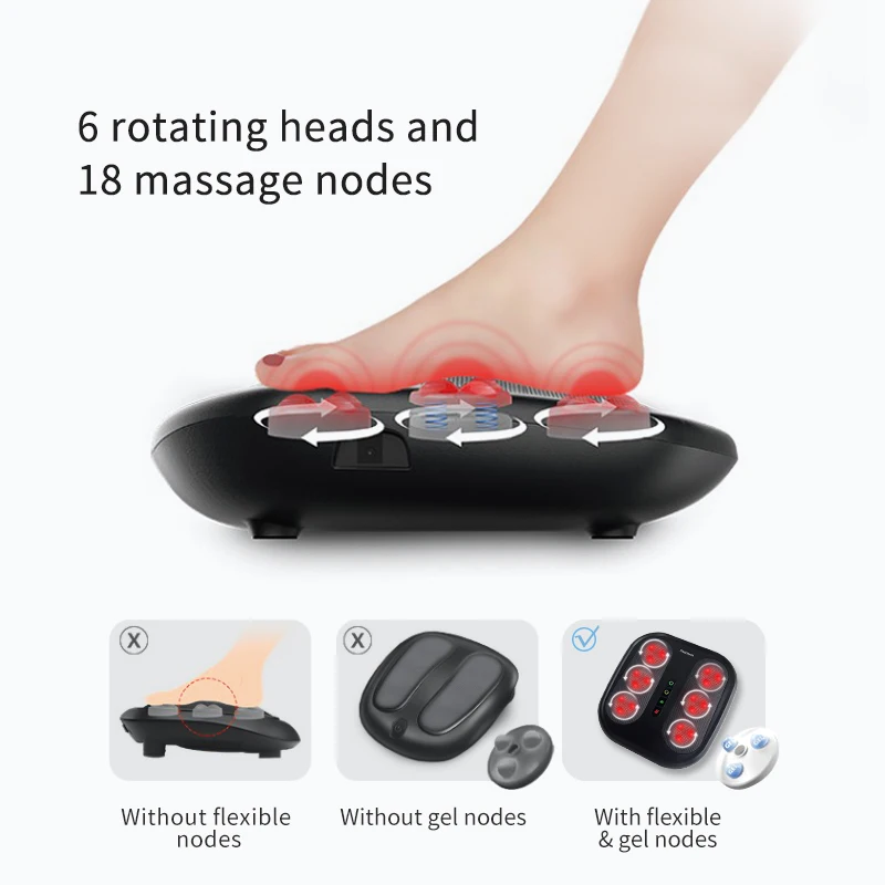 Phenitech 2024 2 In 1 Shiatsu Foot And Back Massager With Heatdetachable And Washable Cover 1581