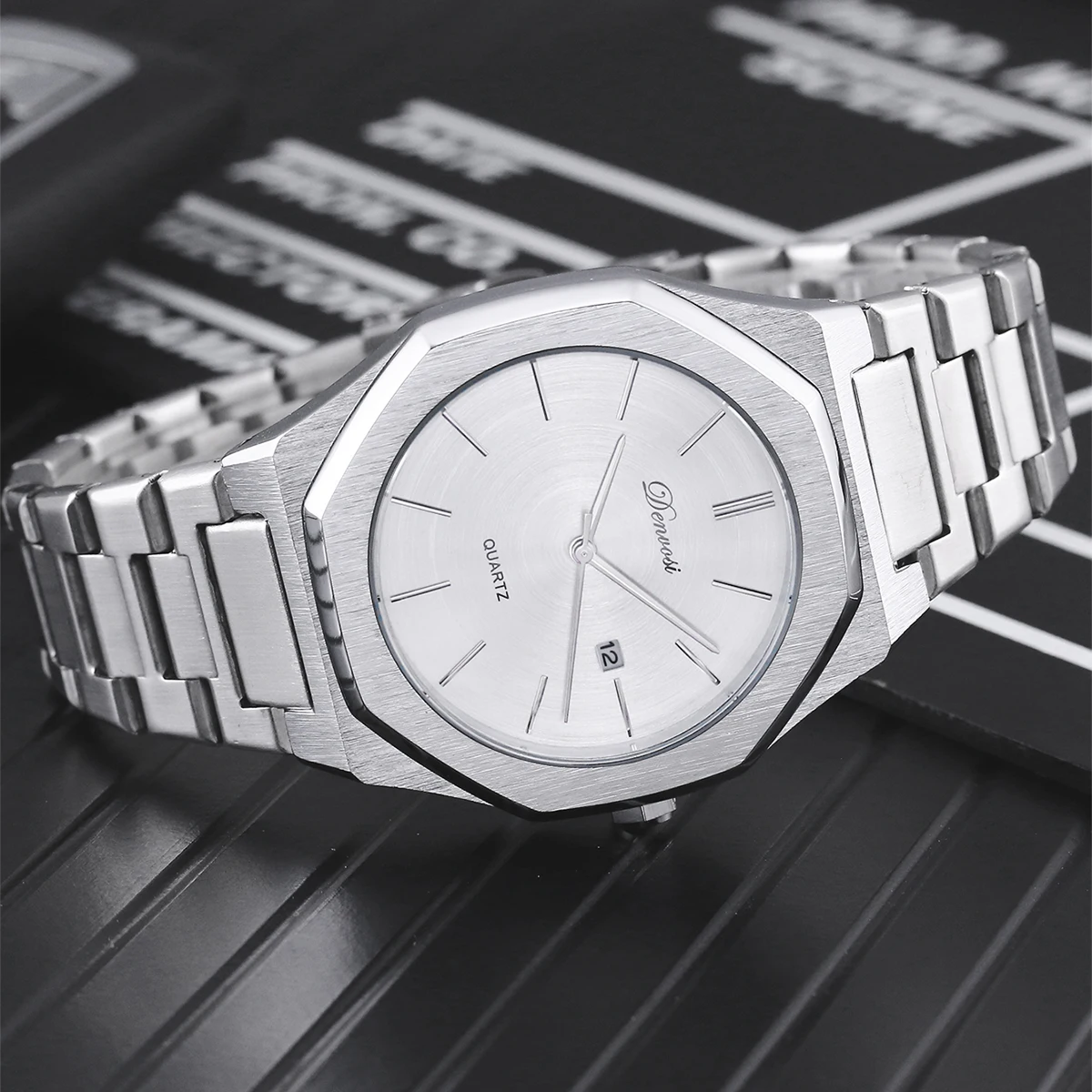 2023-denvosi-8292g-quartz-watches-for-men-stainless-steel-oem-factory