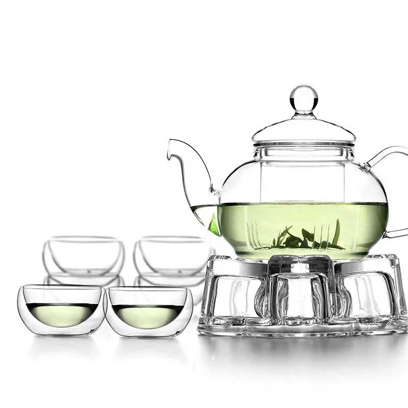 Japanese Style High Clear Glass Teapot With Infuser Buy Clear Glass