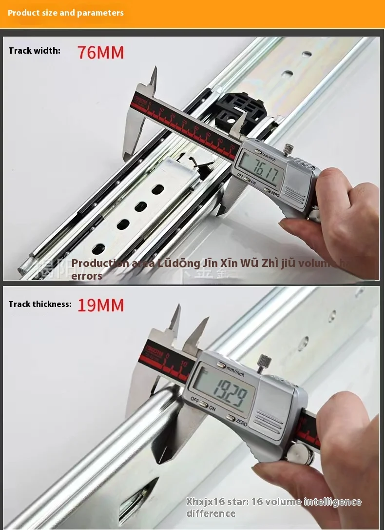de riel de riel de riel de riel de riel de rastreo de riel de riel de riel de tr&aacute;fico de trinero completo de Tlide Gu&iacute;a de cojinete de 200 kg cajones deslizantes de riel 