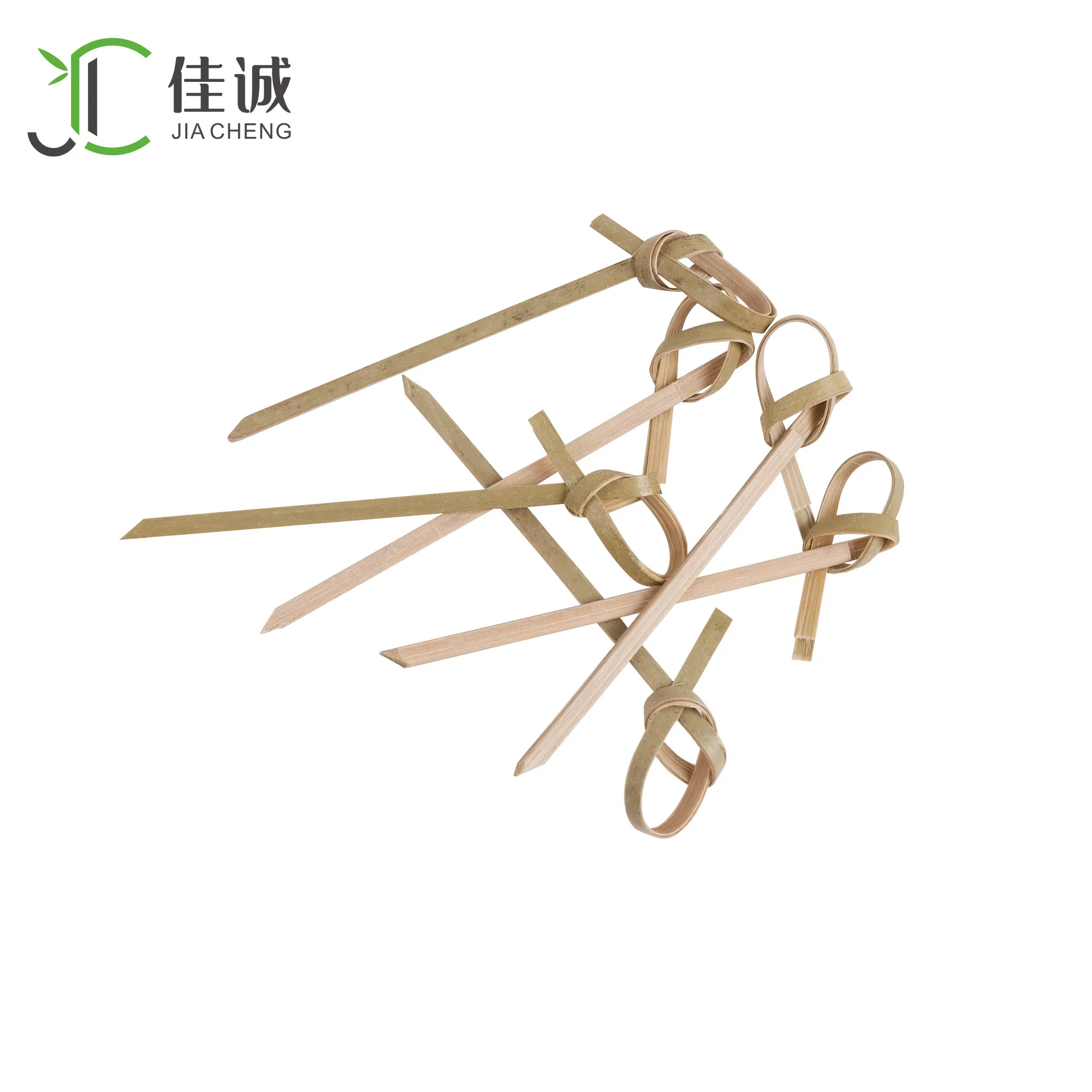 
custom logo party bamboo disposal knot cocktail picks for sale 