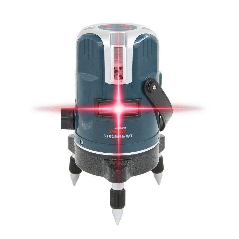 
3 red line 360 degree cross line rotary self leveling automatic laser level 