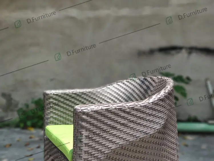 PE Rattan Outdoor Leisure Chair Garden Dining Chair