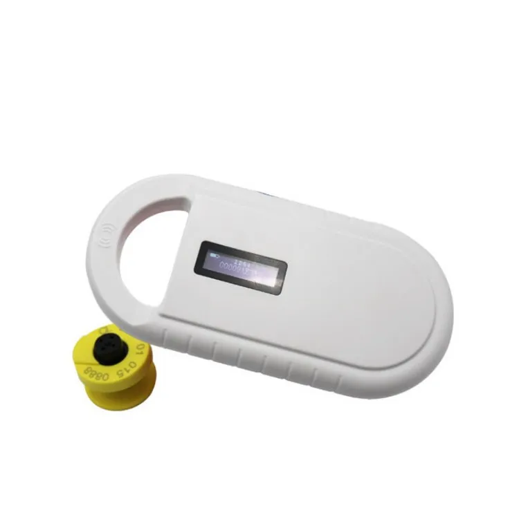 Long Range Animal Rfid Microchip Reader 134.2khz Handheld Portable Micro USB Animal Ear Tag Reader