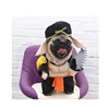Pet pig eight ring standing with funny straight up two-legged clothes dog perfomance coats