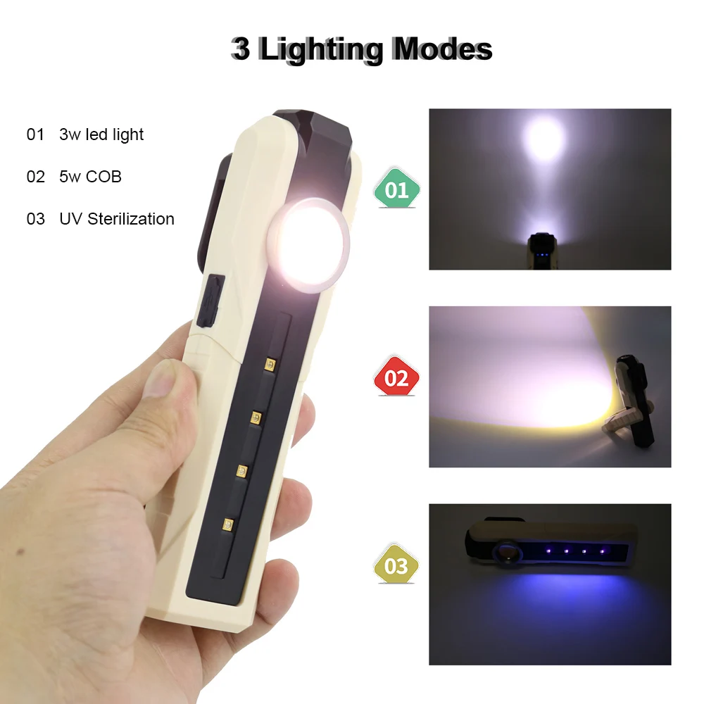 Multifunctional Handheld uv sterilizer lamps Disinfection LED Germicidal Portable uv light sterilizer manufacture