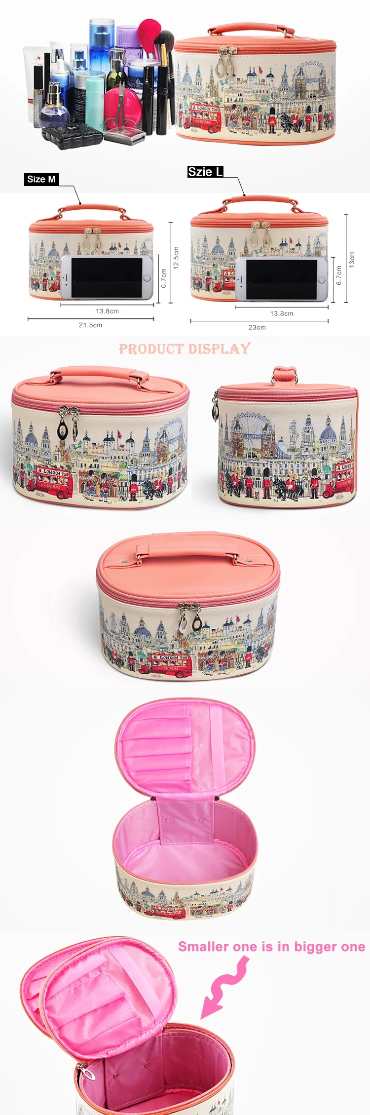 travel makeup bag organizer