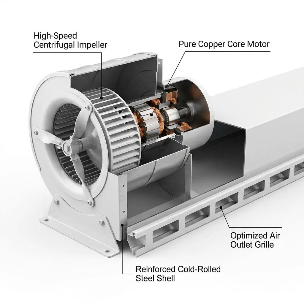 Air Curtain, Centrifugal, 220 V, 1800 - 4500 m³ - detail 16