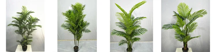 120cm height with 18pcs leaves mini artificial indoor decorative fan palm bonsai tree plant,  artificial mini fan palm tree