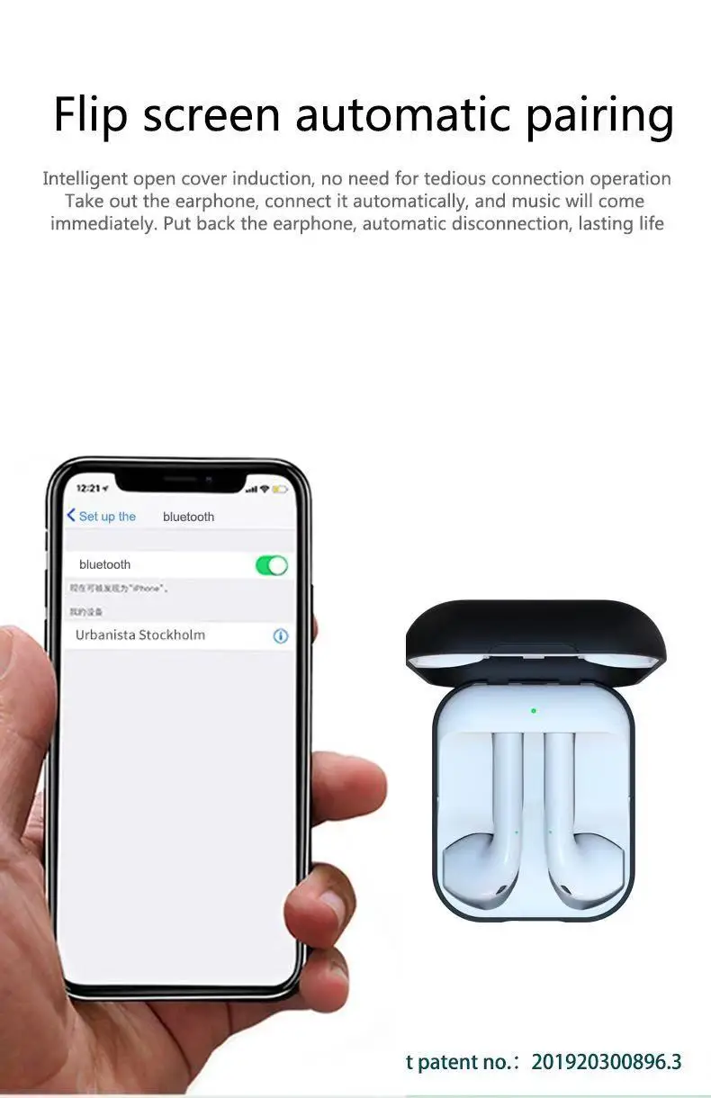 R300 V5.0 TWS Ture Wireless Earbuds In Ear Earphones Touch Control Stereo Headphones High Quality Experience - ANKUX.COM