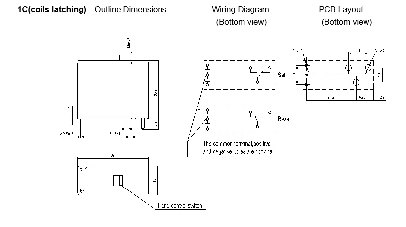 Standard Polarity Latching Relay 40A