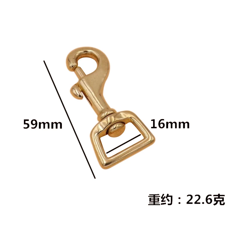 BT-B03 Clips Straps Carabiner High Polish Lock Antique 20mm Brass Swivel Snap Brass Wallet Hooks