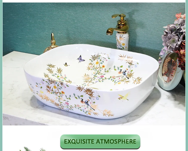Bathroom&Kitchen Ceramic Countertop Wash Basin Sink