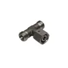 Parker standard UN UNF thread adjustable stud ends adaptor with O-ring sealing run tee