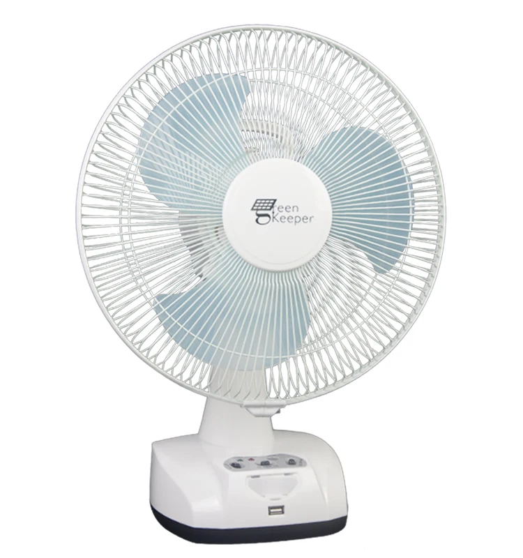 desk fan 12 inch rechargeable 12v dc table fan