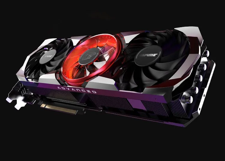 彩色显卡igame geforce rtx 3070高级oc 8g 1725-1815mhz gddr6专业