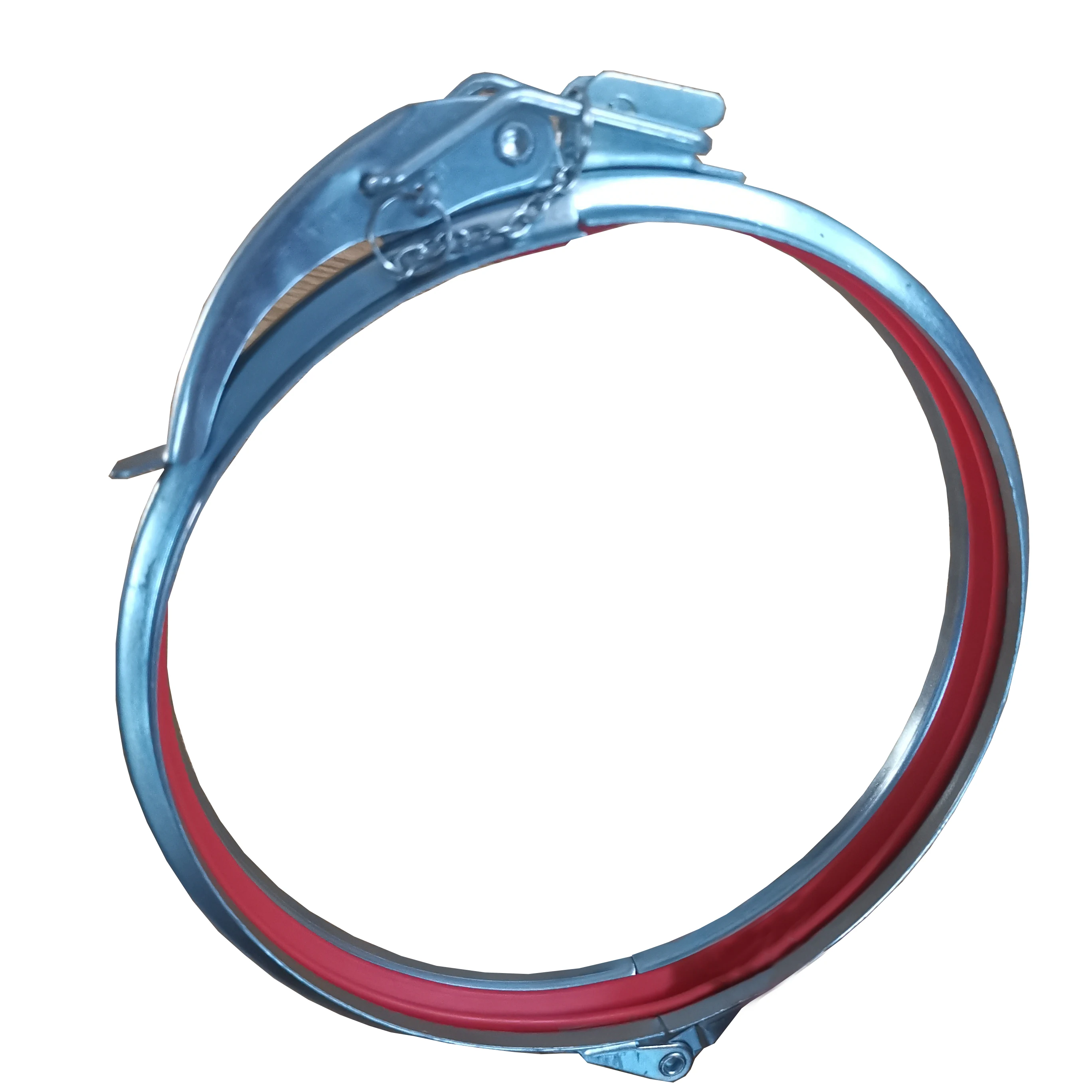 Dust Collection System Quick Fit Pipe Clamp Galvanized Steel Duct Pull