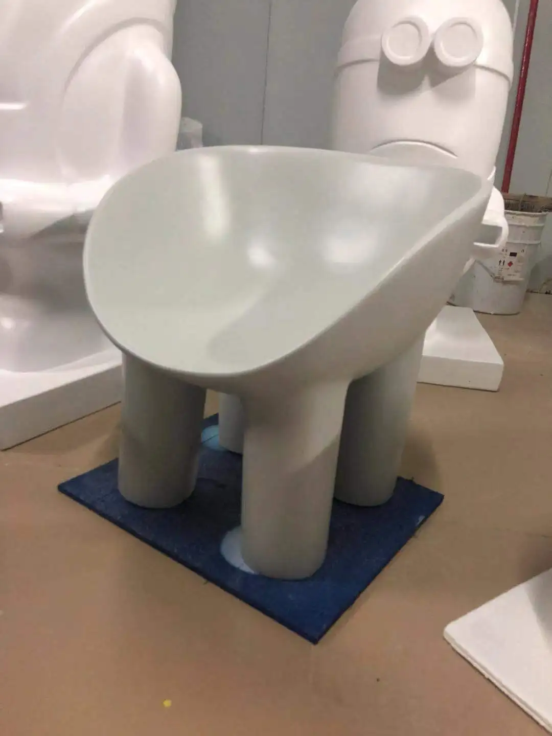 Reforzado Con Fibra De Vidrio De Plástico Silla De Ocio Como La Silla