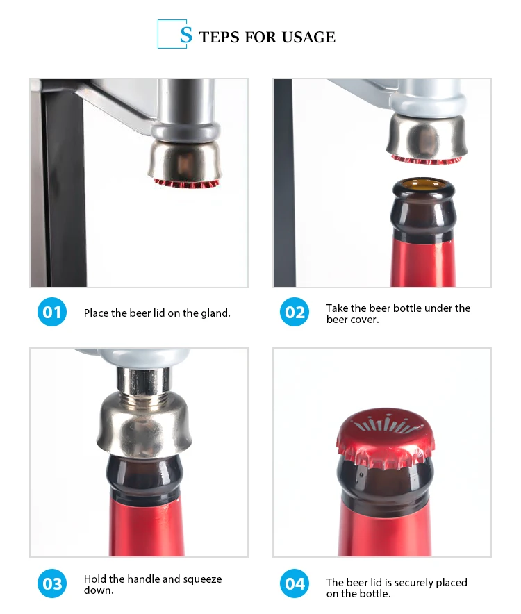 Manual Operated Home Brew Bench Capper for Beer Beverage Bottle Eco ...