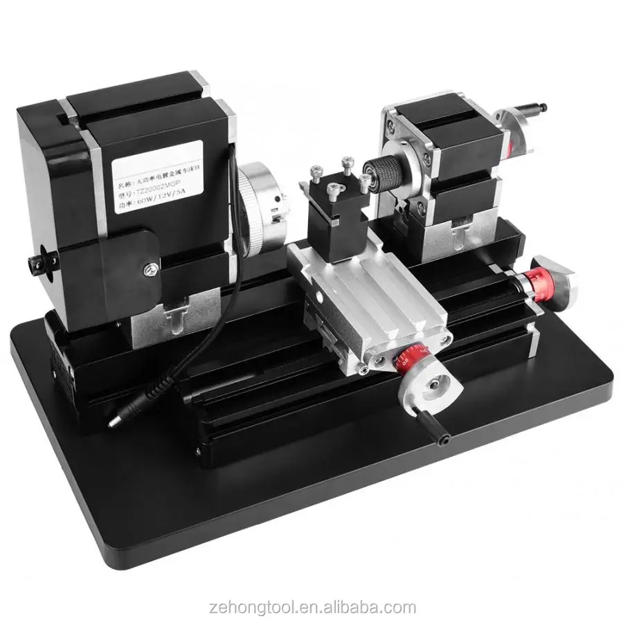 High Accuracy Mini Metal Lathe DIY Miniature Milling Machine Miller 100-240V 60W 12000RPM Milling Machine