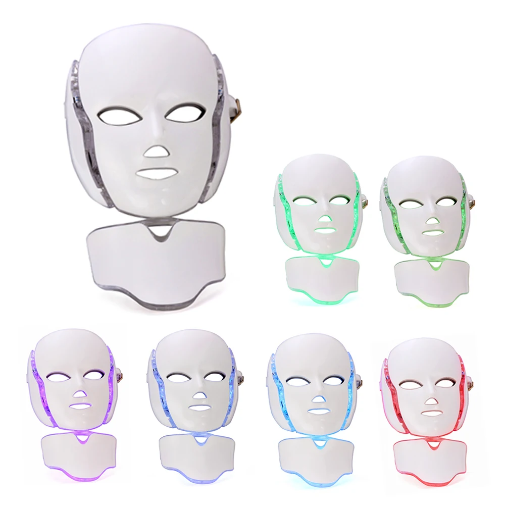 Neck Skin Rejuvenation Anti Acne Wrinkle Beauty Treatment Salon Home Use Newest 3/7 Colors Led Photon Facial Mask.jpg