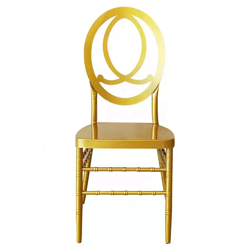 Foshan Metal Event Banquet Stacking Napoleon Phoenix Weddings Chairs