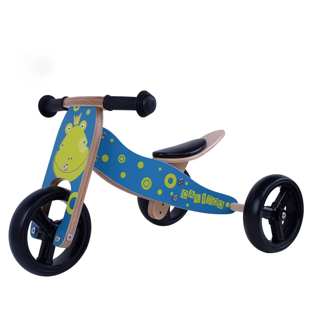 Nieuwe Kikker Kids 2-in-1 Houten Loopfiets Driewieler Voor Baby - Buy Houten Baby Driewieler,Baby Driewieler Speelgoed,Tiny Fiets En Trike Product Alibaba.com