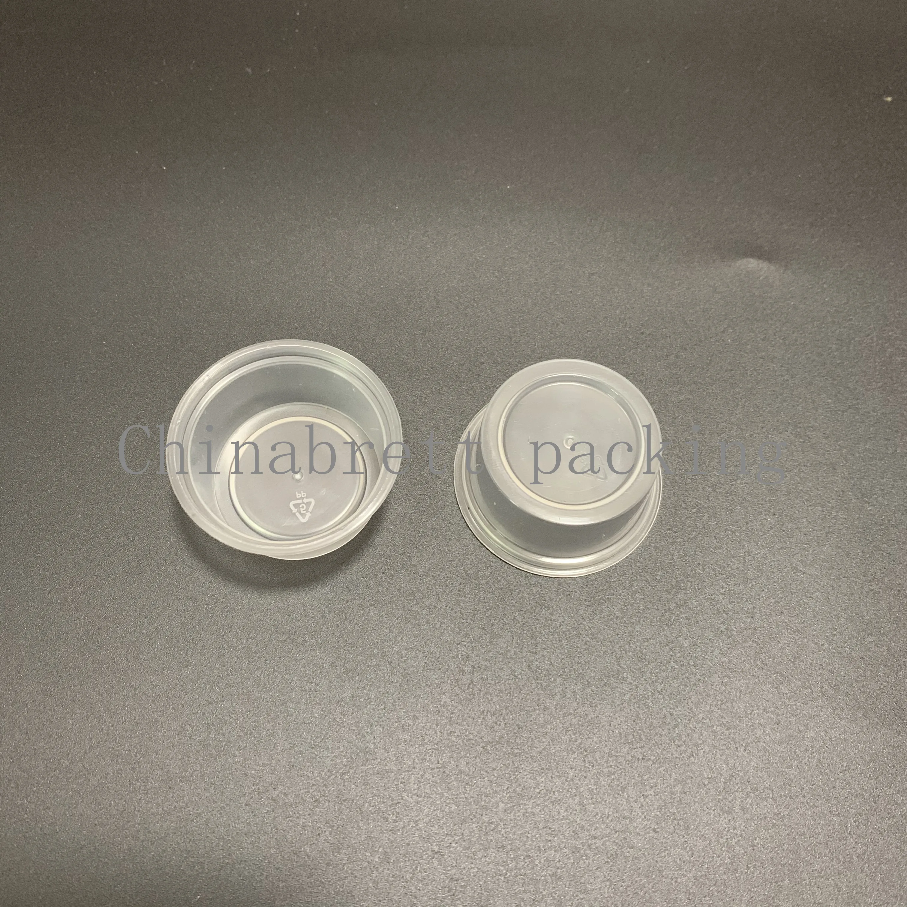 Eco friendly transparent 10g Plastic honey spoon cup