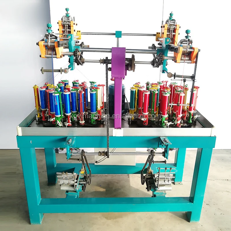 Computerized Paracord Lace Braiding Machine 32 Spindles Wool Knitting
