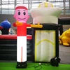 Oxford Cloth One Leg sky dancer mini inflatable air tube man for sale