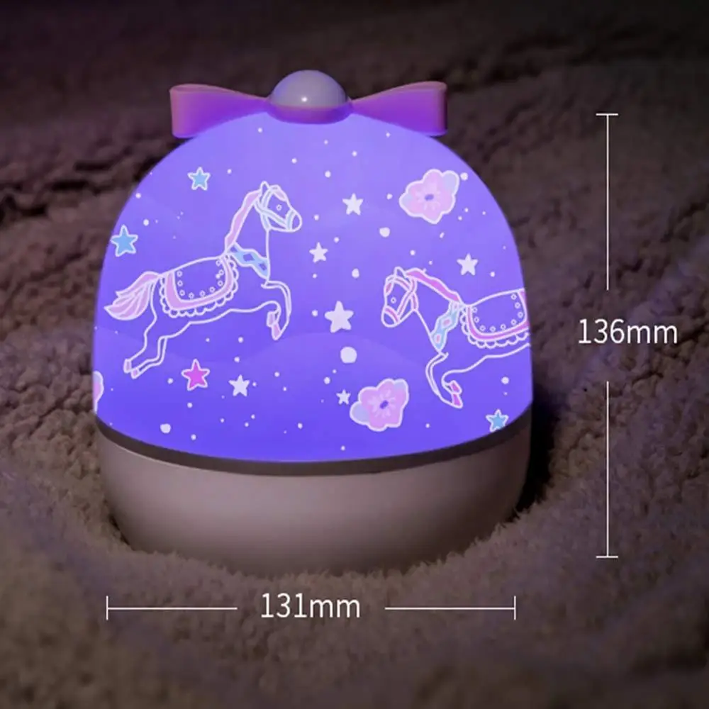 Star Night Light Projector LED Projection Lamp 360 Degree Rotation 6 Projection Films for kids star night light projector