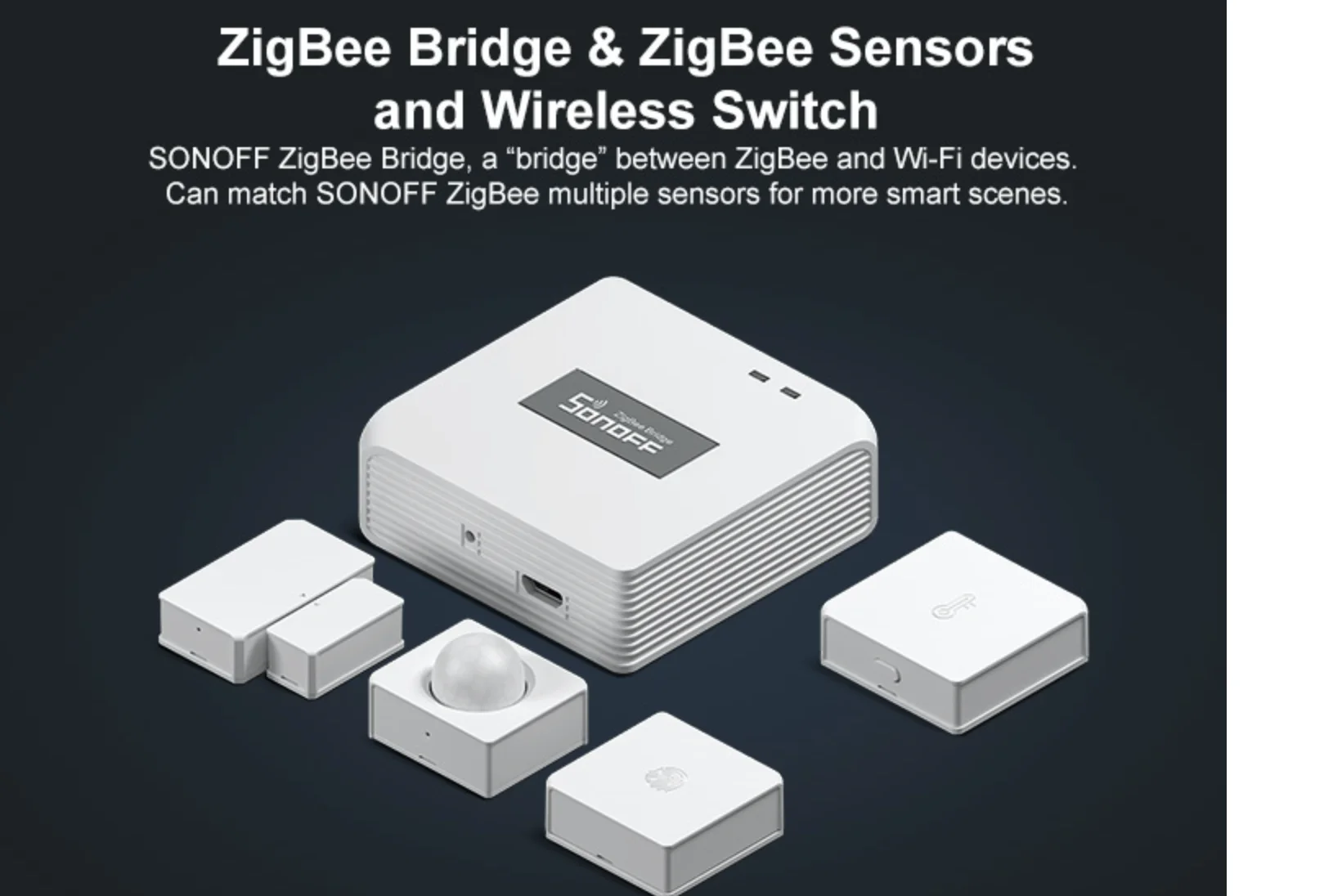 2020 Sell Well Sonoff Smart Home Zigbee Bridge Remotely Control ZigBee And Wi-Fi Devices On EWeLink APP - ANKUX.COM