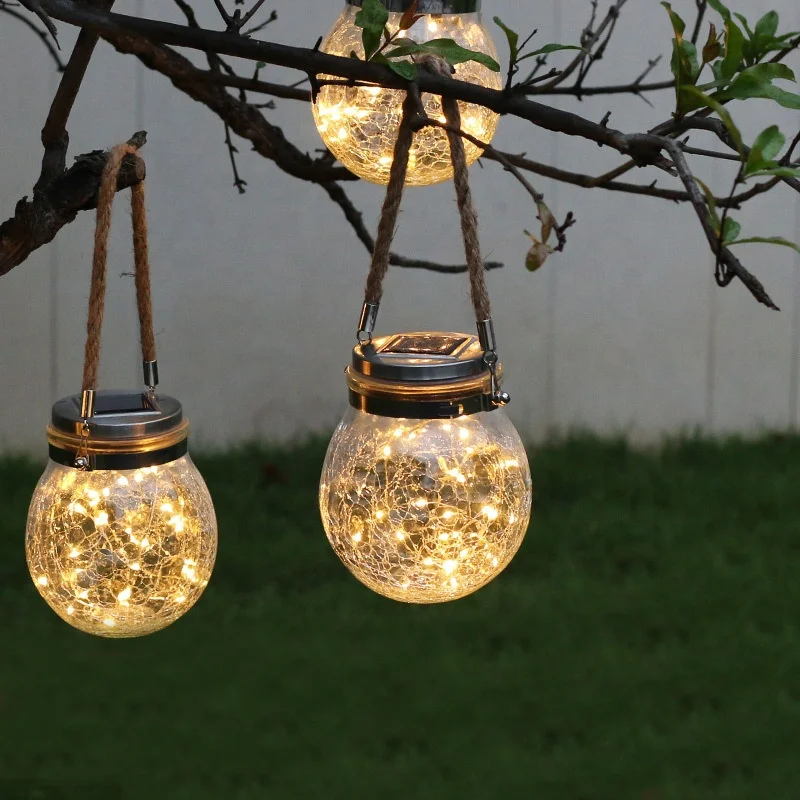 High quality solar powered operated led string lights garden decorative Christmas holiday led light